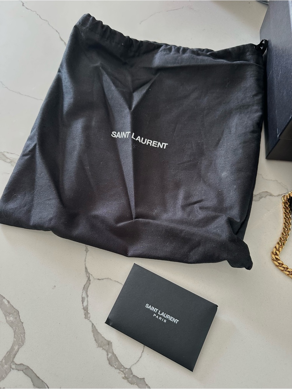 Saint Laurent Kate Medium Chain Bag, Leather Crossbody with Gold Tassel - Picture 4 of 14
